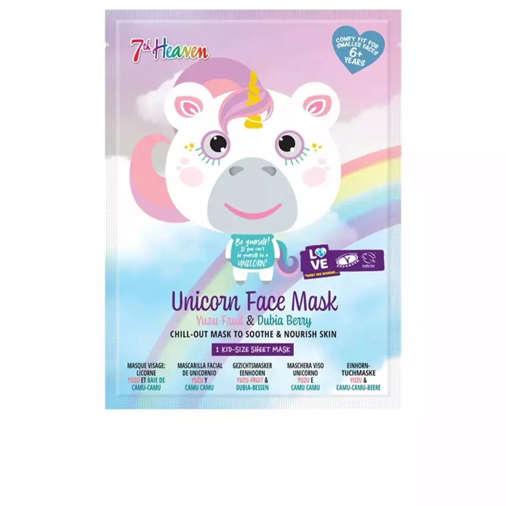 Mặt nạ thú vật kỳ lân 7th Heaven 6 7th heaven animal unicorn face mask