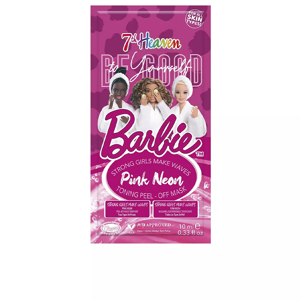 Mặt nạ peel off hồng neon BARBIE 7th Heaven 6 7th heaven barbie pink neon peel off