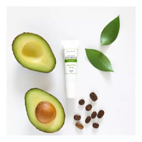 Alma Secret EYE CREAM antiedad con aguacate, té verde & cafeína Quầng thâm, túi mắt và kem dưới mắt