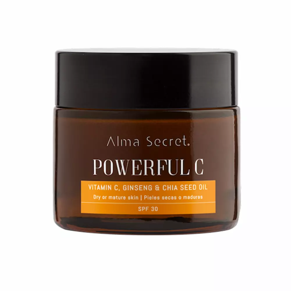 Alma Secret Kem Chống Nắng Chống Lão Hóa Chiếu Sáng Chía SPF30 12 alma secret powerful c antiedad iluminadora chia spf30