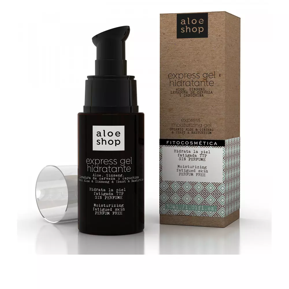 Gel dưỡng ẩm nhanh Aloe Shop ALOE 6 aloe shop aloe gel express hidratante