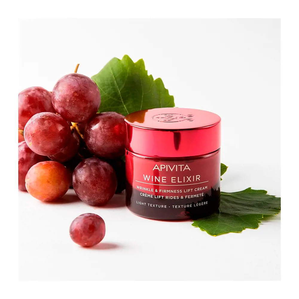 Kem nâng cơ và chống nhăn Apivita WINE ELIXIR kết cấu nhẹ 2 WINE ELIXIR wrinkle & firmness lift cream light textu... Kem chống lão hóa & điều trị chống nhăn chính hãng Apivita