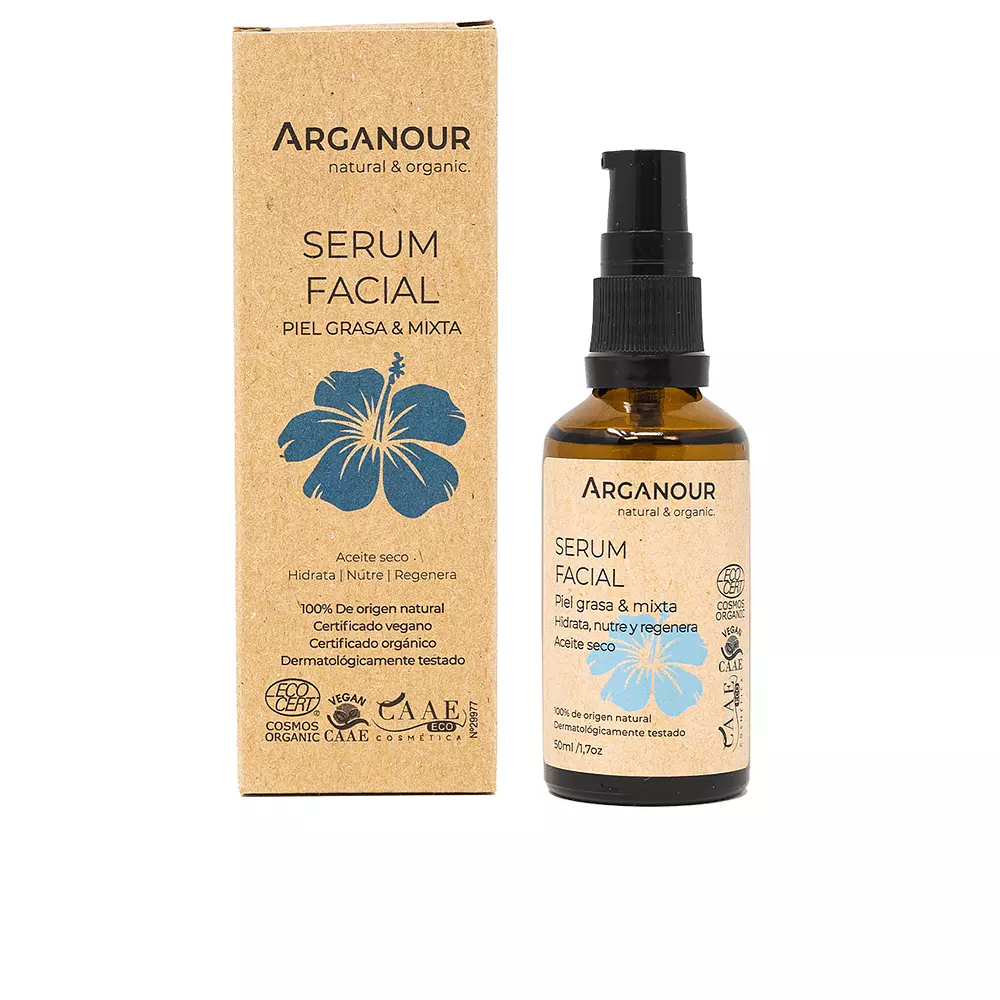Serum Dưỡng Da Mặt Cho Da Dầu Arganour 10 arganour facial serum piel grasa