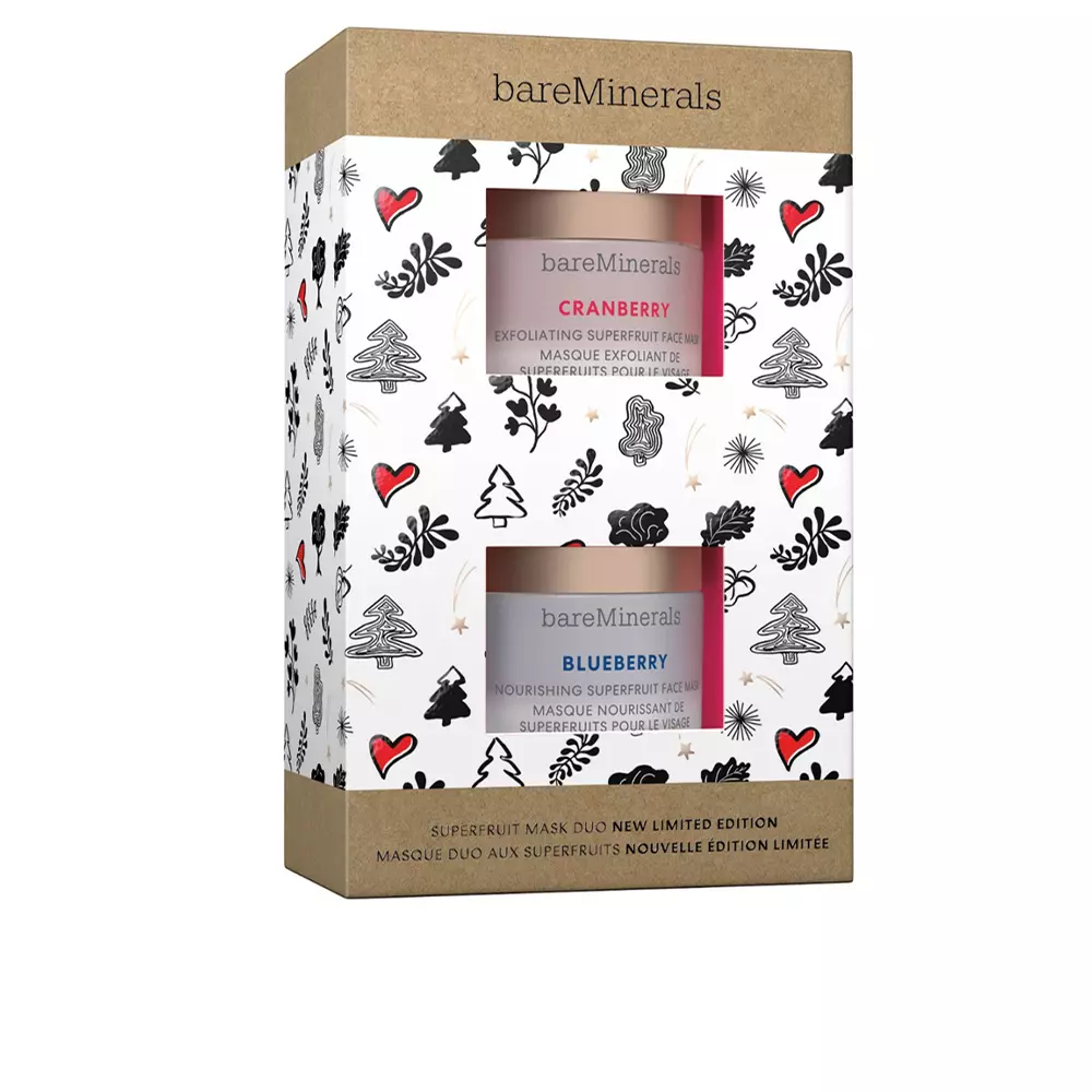Bộ mặt nạ siêu trái cây bareMinerals 12 bare minerals superfruit mask set