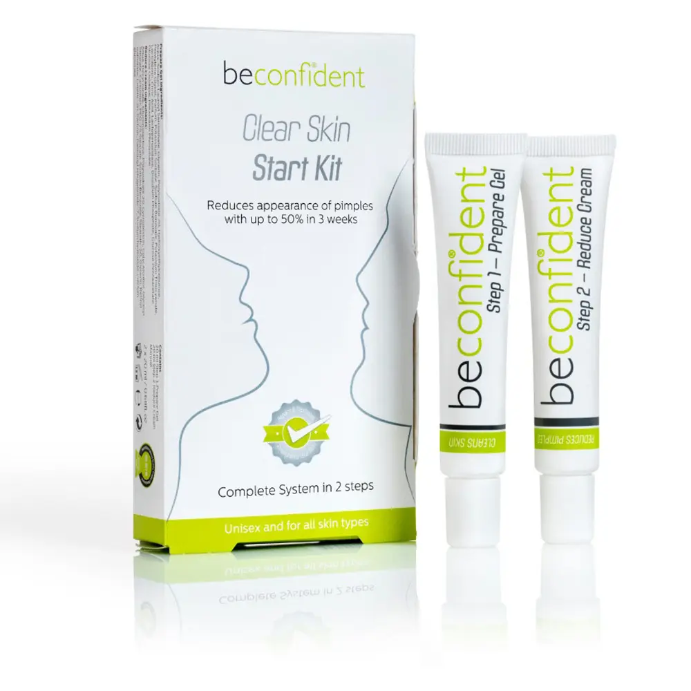 Bộ sản phẩm chăm sóc da CLEAR SKIN Beconfident 4 beconfident clear skin start kit