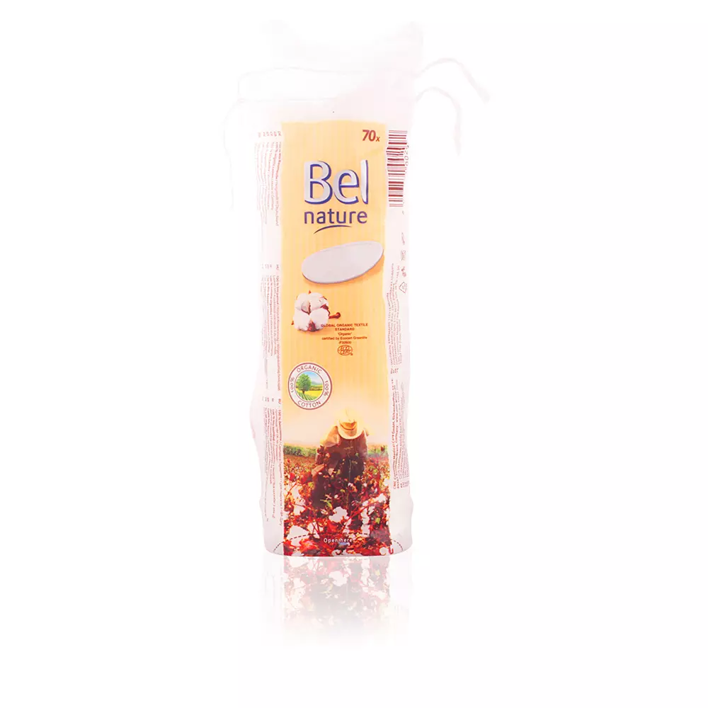 Đĩa bông hữu cơ 100% Bel NATURE 4 bel bel nature discos redondos