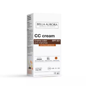 Kem CC Bella Aurora extrabảo vệ SPF50+ 5 Bella Aurora CC CREAM extracubriente SPF50+ Kem dưỡng ẩm