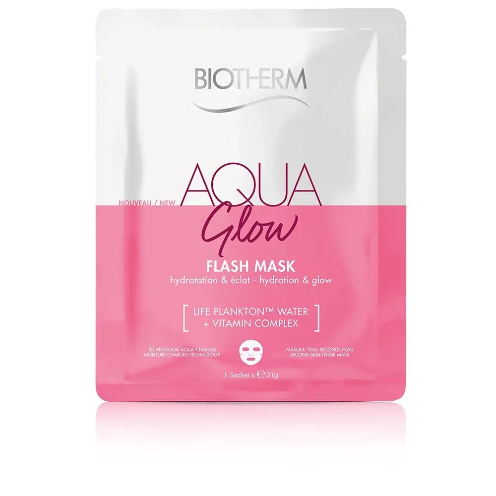 Mặt nạ Biotherm AQUA GLOW ủ sáng da tức thì 10 biotherm aqua glow flash mask