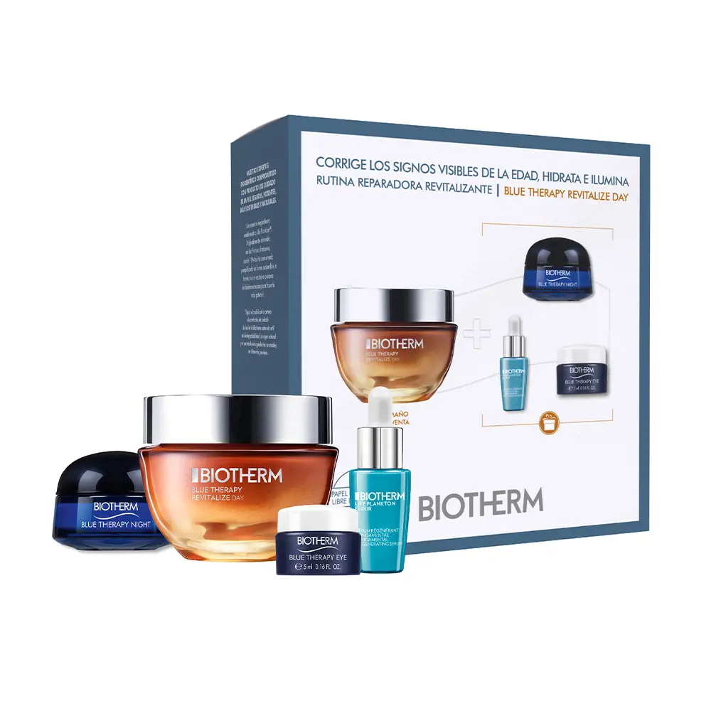 Bộ sản phẩm Biotherm Blue Therapy Tảo Đỏ Amber Algae 8 biotherm blue therapy amber algae set