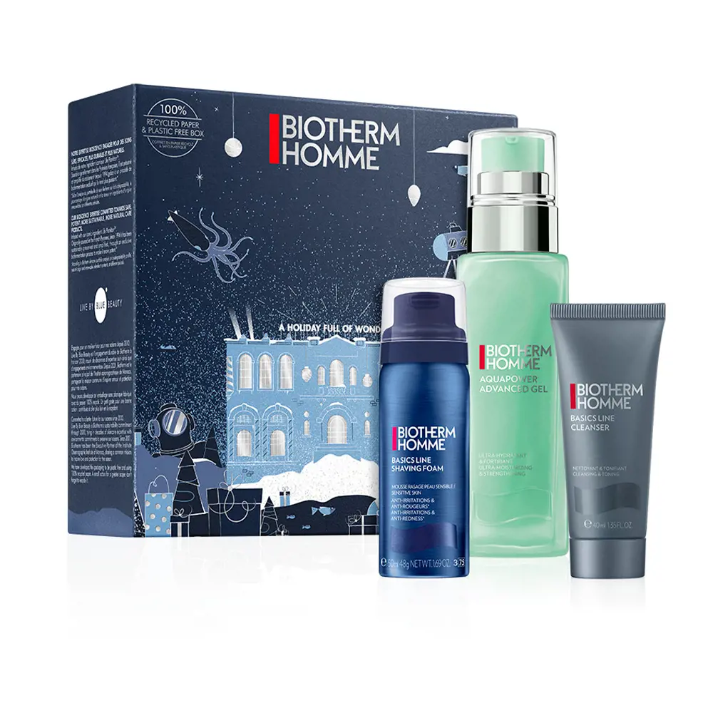 Bộ sản phẩm Biotherm HOMME AQUAPOWER dưỡng ẩm cho nam giới 6 biotherm homme aquapower set 071107