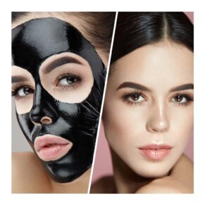 Flash effect chống nhược điểm kem điều trị Biovene BLACK MASK ultra cleansing peel-off treatment