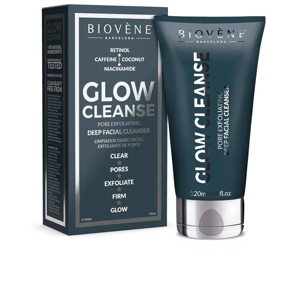 Sữa rửa mặt tẩy tế bào chết sâu Biovene GLOW CLEANSE 10 biovene glow cleanse pore exfoliating deep facial cleanser