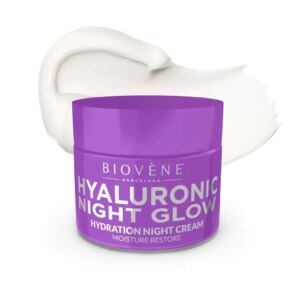 Kem dưỡng ẩm Flash effect Biovene HYALURONIC NIGHT GLOW hydration night cream moisture ...