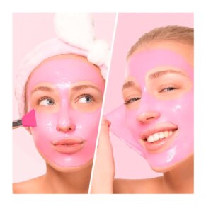 Mặt nạ Kem dưỡng ẩm da mặt Biovene PINK MASK glowing complexion peel-off treatment