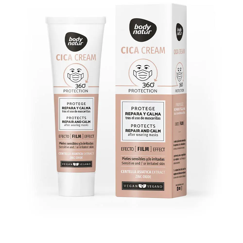 Kem CICA Body Natur bảo vệ, phục hồi và làm dịu da sau khi sử dụng mặt nạ 6 body natur cica cream protege repara y calma tras el uso de mascarilla