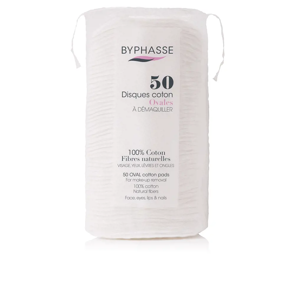 Bông tẩy trang Byphasse Oval 6 byphasse discos algodon ovales desmaquillantes