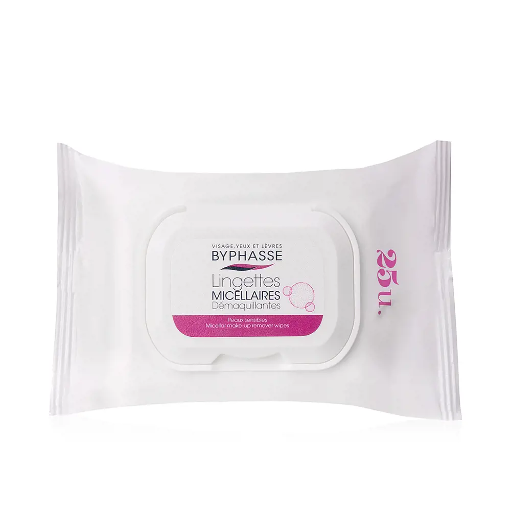 Khăn ướt tẩy trang Byphasse giải pháp micellar 6 byphasse toallitas desmaquillantes solucion micelar