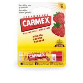 CARMEX STRAWBERRY bálsamo labial SPF15 Son dưỡng môi chính hãng Carmex