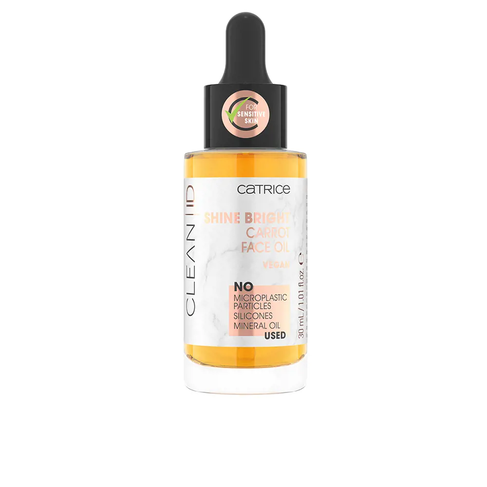 Dầu mặt Catrice CLEAN ID shine bright cà rốt 6 catrice clean id shine bright carrot face oil