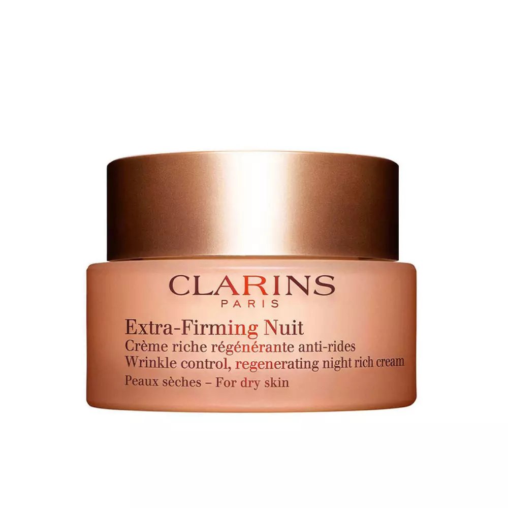 Kem dưỡng đêm Clarins Extra Firming Nuit Crème Riche Regenerating Anti-Wrinkle 8 clarins extra firming night cream ps