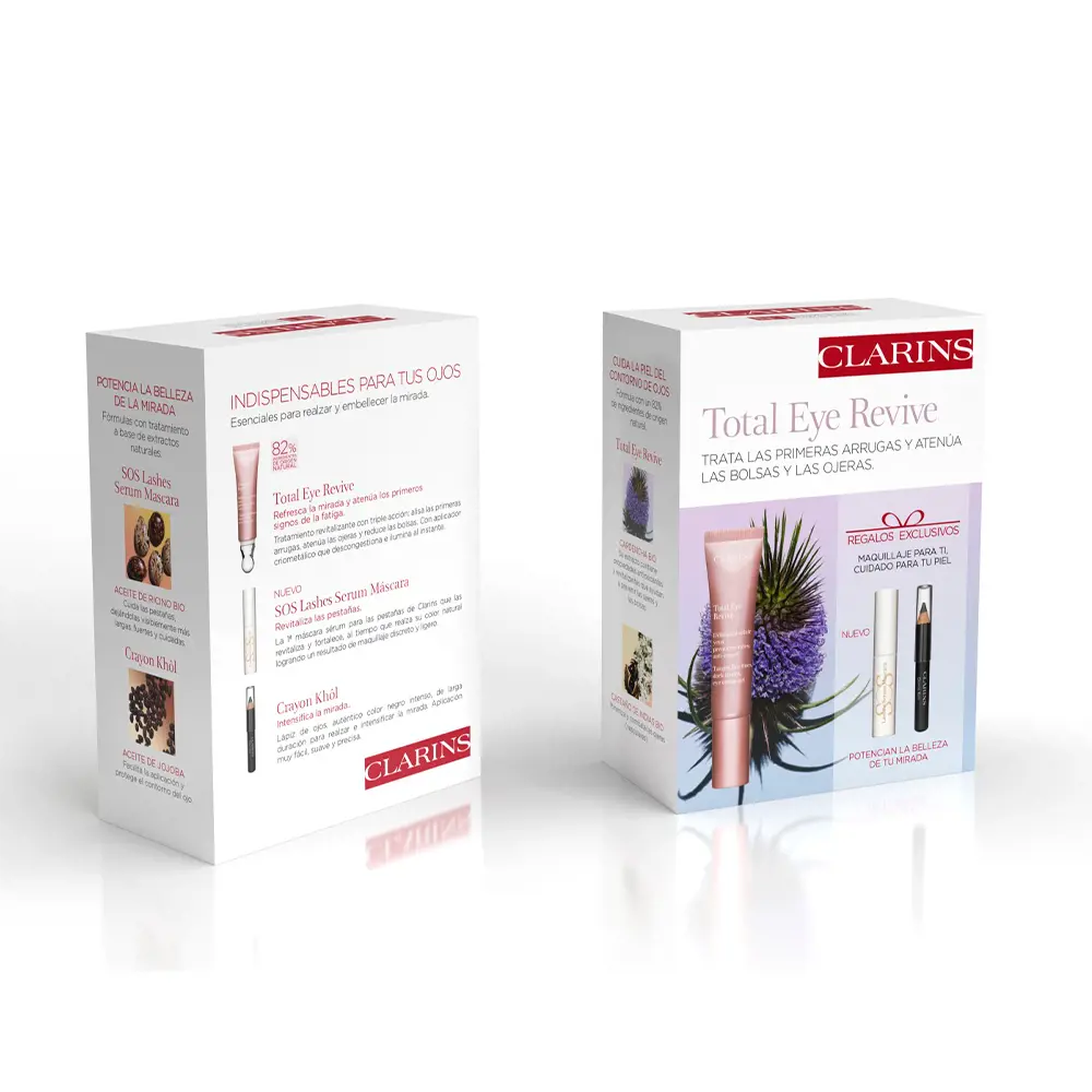 Bộ sản phẩm phục hồi vùng mắt Clarins TOTAL EYE REVIVE 6 clarins total eye revive set