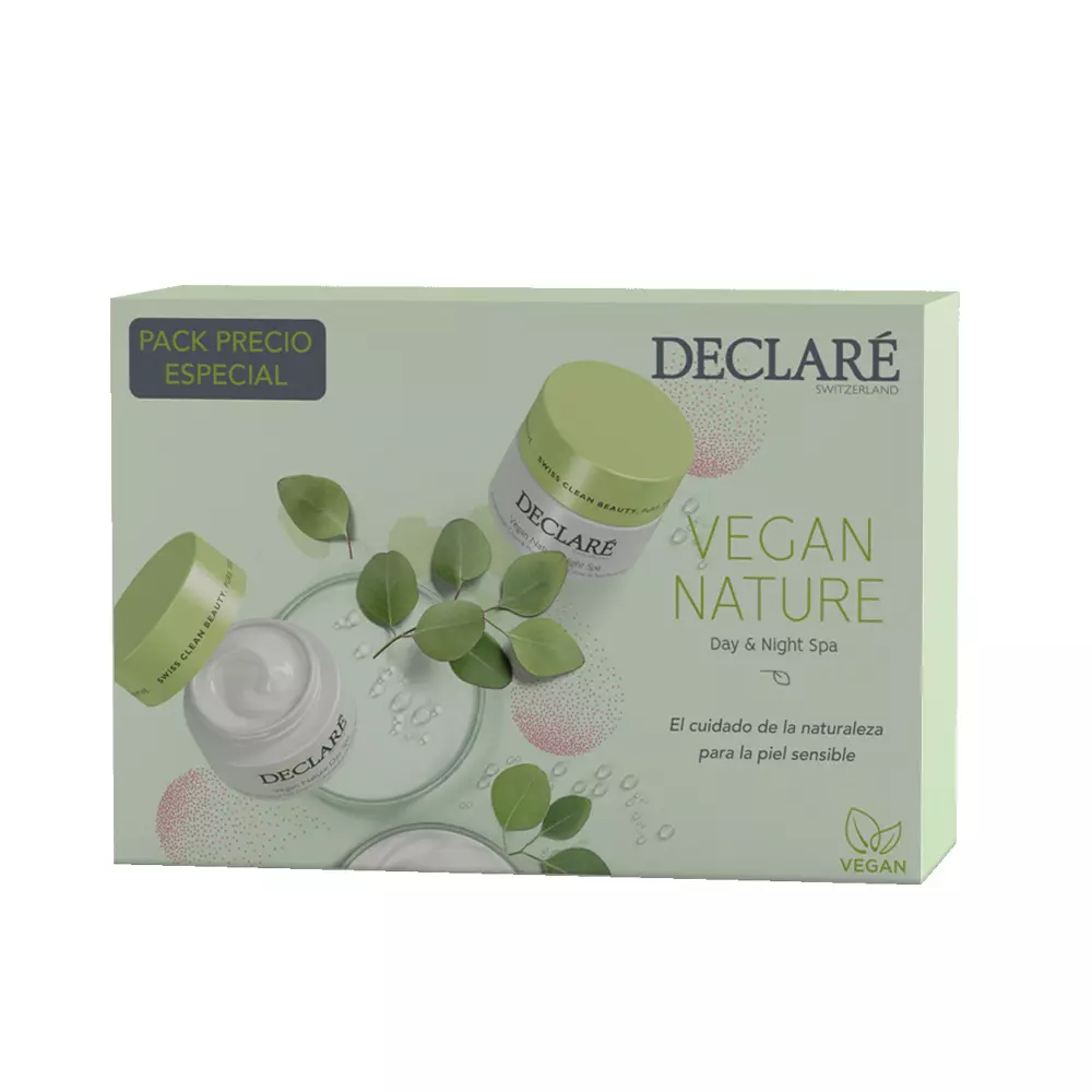 Bộ sản phẩm chăm sóc da ban ngày và ban đêm Declaré VEGAN NATURE 6 declare vegan nature day night set