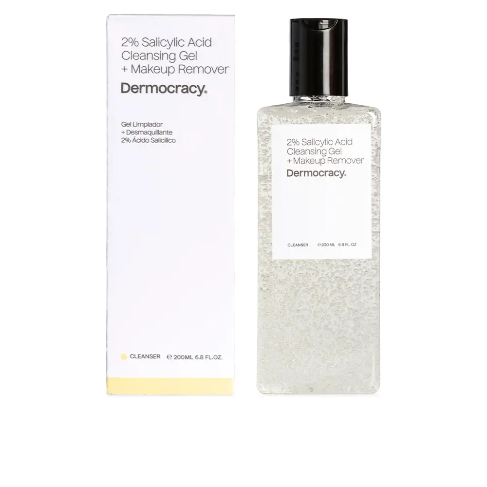 Gel rửa mặt tẩy trang Dermocracy 2% Salicylic Acid 8 dermocracy 2 acido salicilico gel limpiador desmaquillante