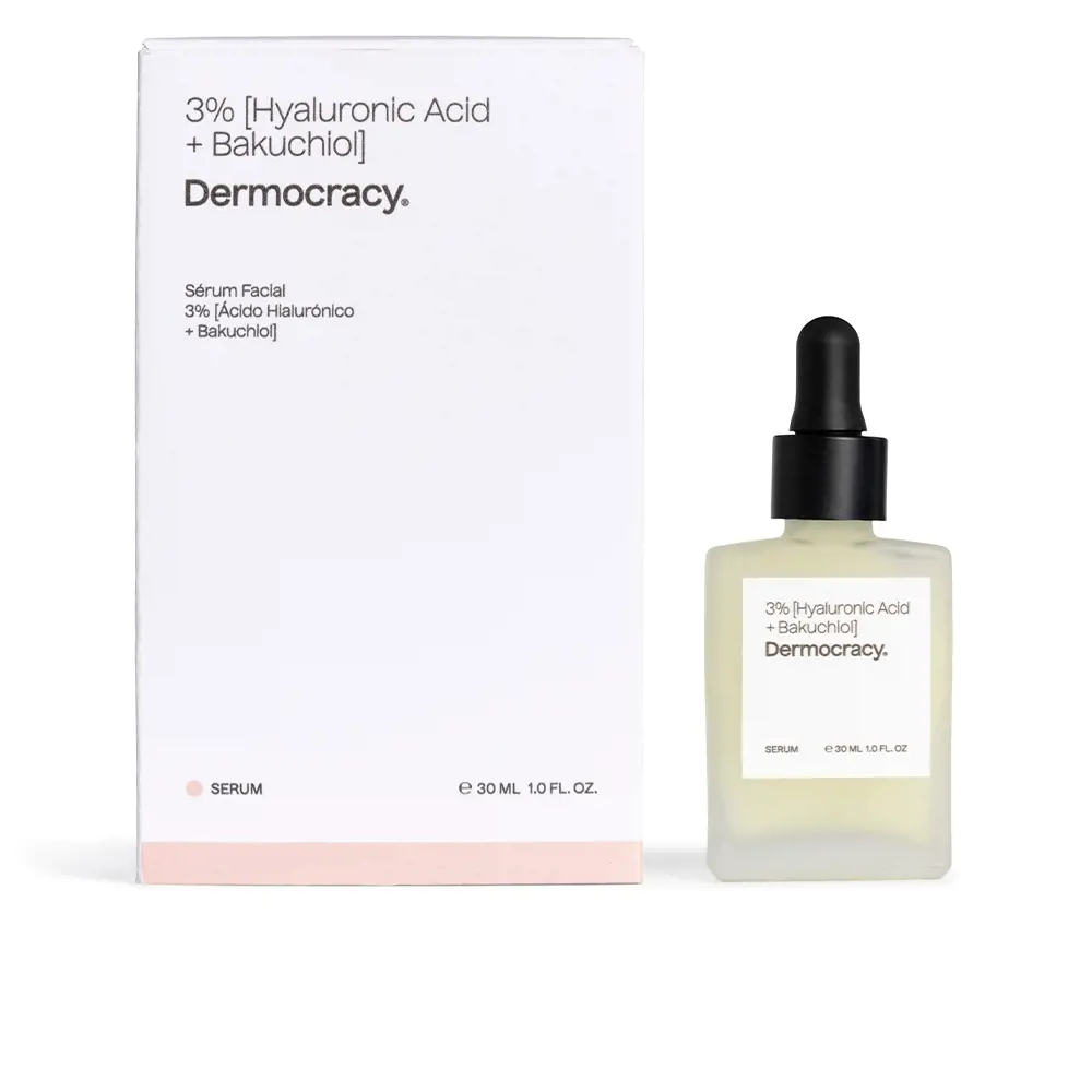 Serum mặt Dermocracy 3% Axit Hyaluronic và Bakuchiol 10 dermocracy 3 acido hialuronico bakuchiol serum facial