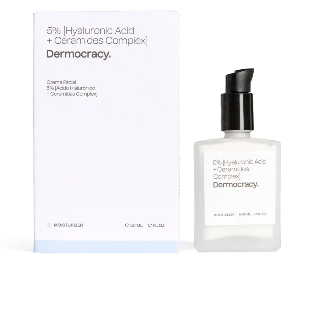 Kem dưỡng da Dermocracy 5% Hyaluronic Acid và phức hợp Ceramides 8 dermocracy 5 acido hialuronico ceramidas complex crema facial