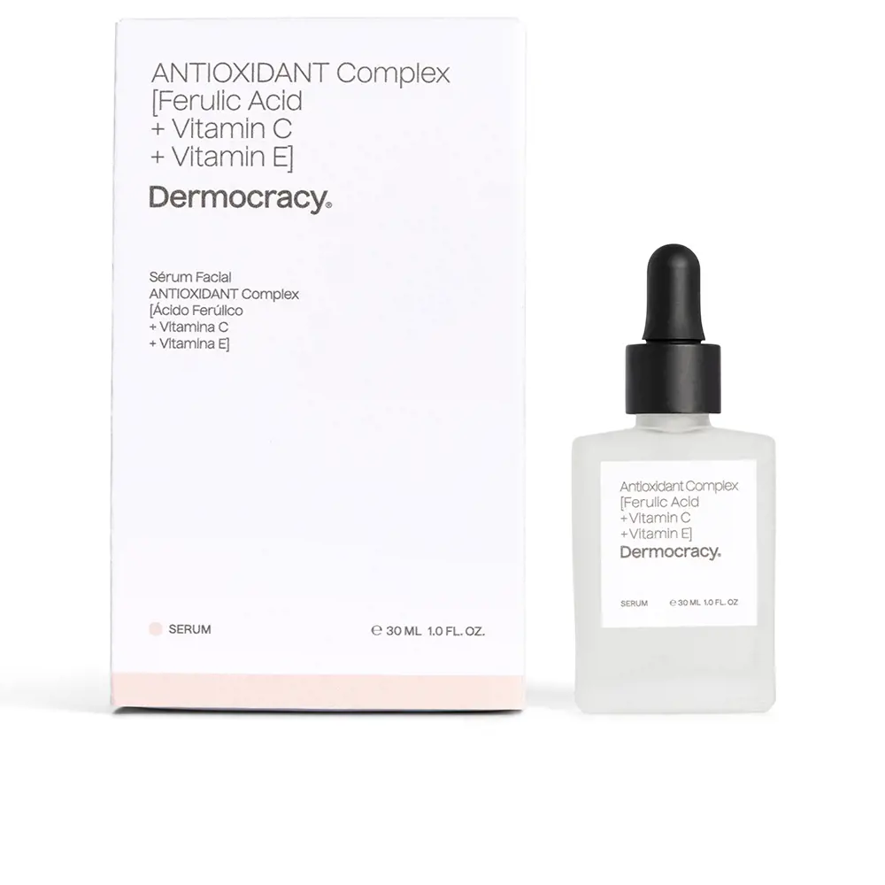 Phức Hợp Chống Oxy Hóa Dermocracy Axit Ferulic + Vitamin C + Vitamin E 10 dermocracy antioxidant complex acido ferulico vitamina c vitamina e serum facial