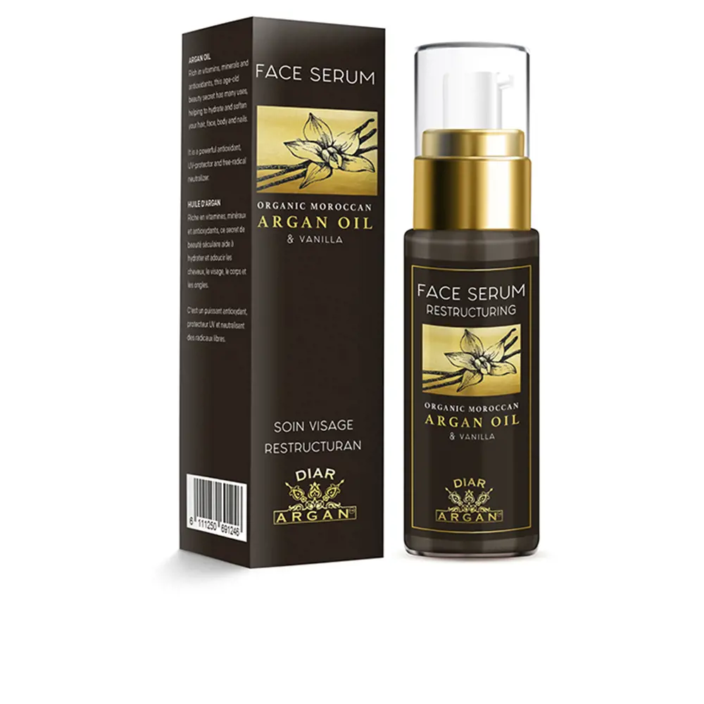 Serum Tái Tạo Da Mặt Pure Argan và Vanilla Diar Argan 6 diar argan serum facial reestructurante de argan puro y vainilla