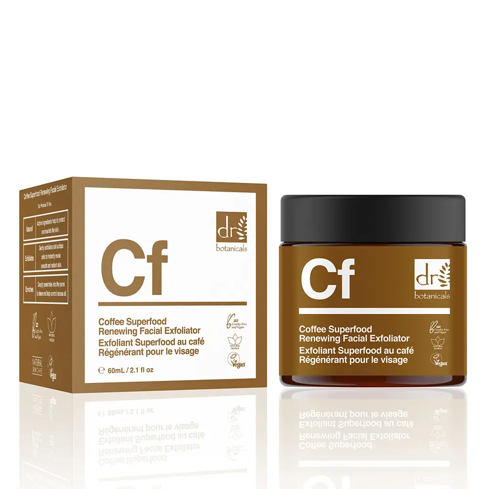 Tẩy tế bào chết mặt siêu thực phẩm cà phê Dr. Botanicals 6 dr. botanicals coffee superfood renewing facial