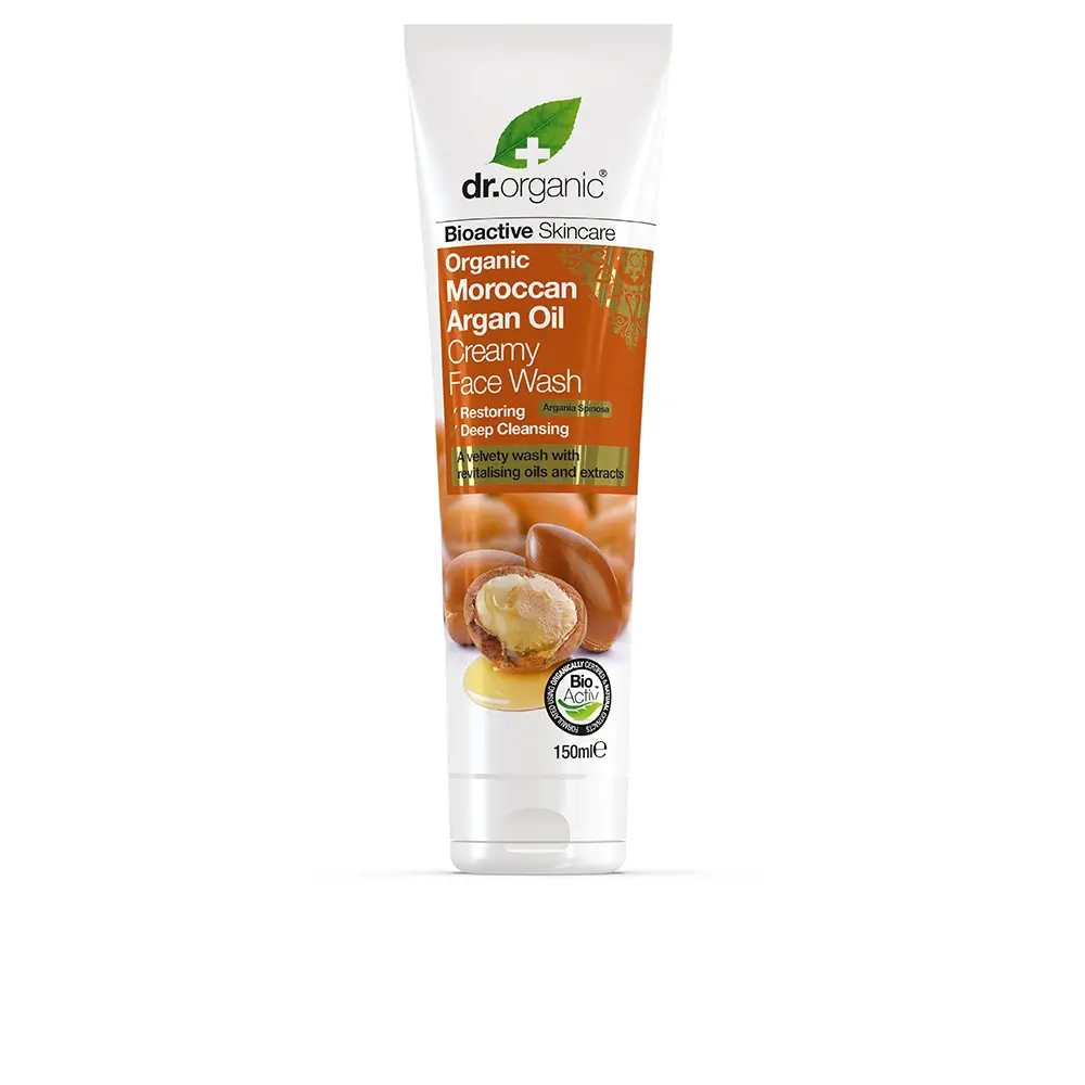 Sữa rửa mặt Dr. Organic ARGAN dưỡng ẩm da mặt 10 dr. organic argan limpiador facial