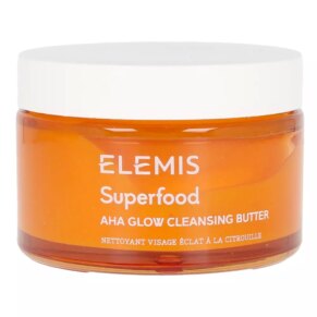 Sữa rửa mặt Elemis SUPERFOOD aha glow cleansing butter