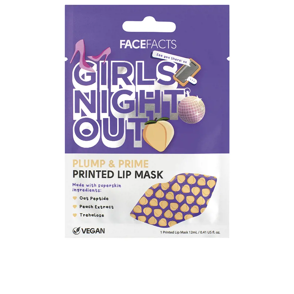 Mặt nạ môi in hình Face Facts GIRLS NIGHT OUT 6 face facts girls night out printed lip mask