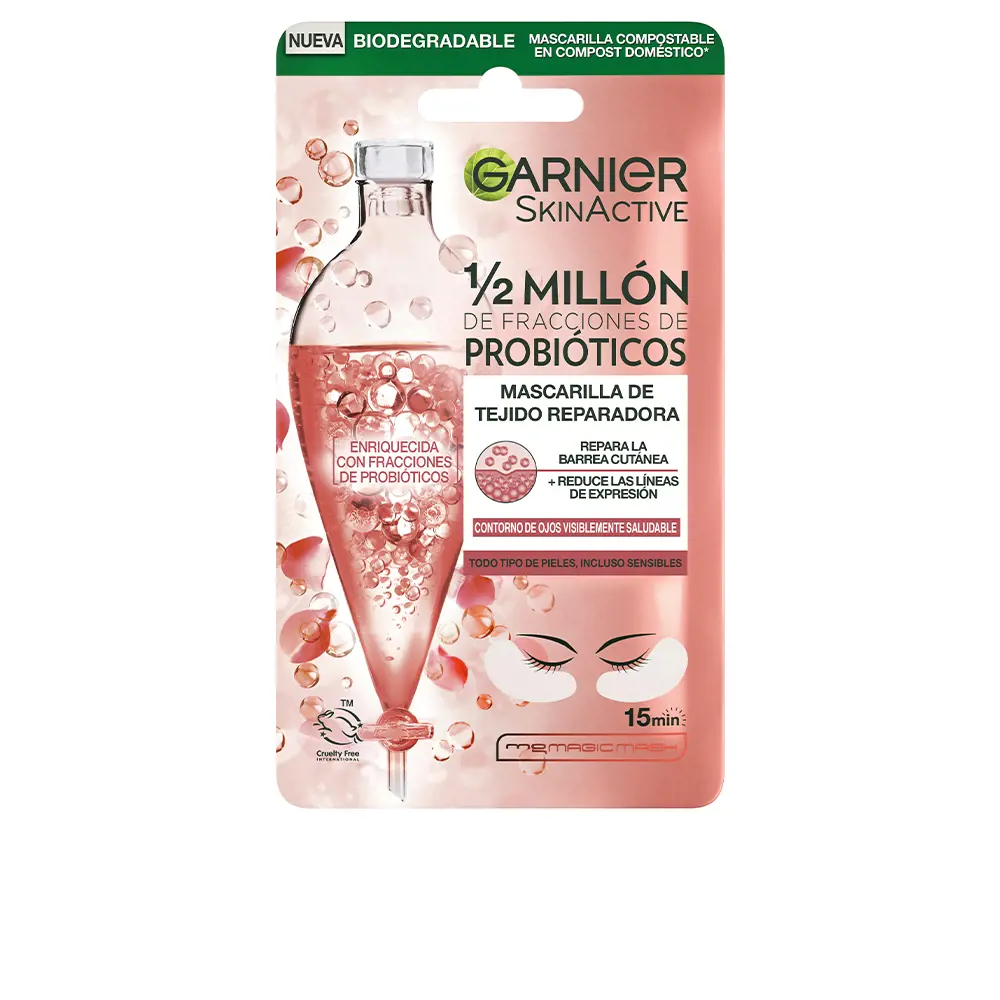 Mặt nạ dưỡng mắt Garnier SKINACTIVE phục hồi da 6 garnier skinactive mask tissu ojos reparadora