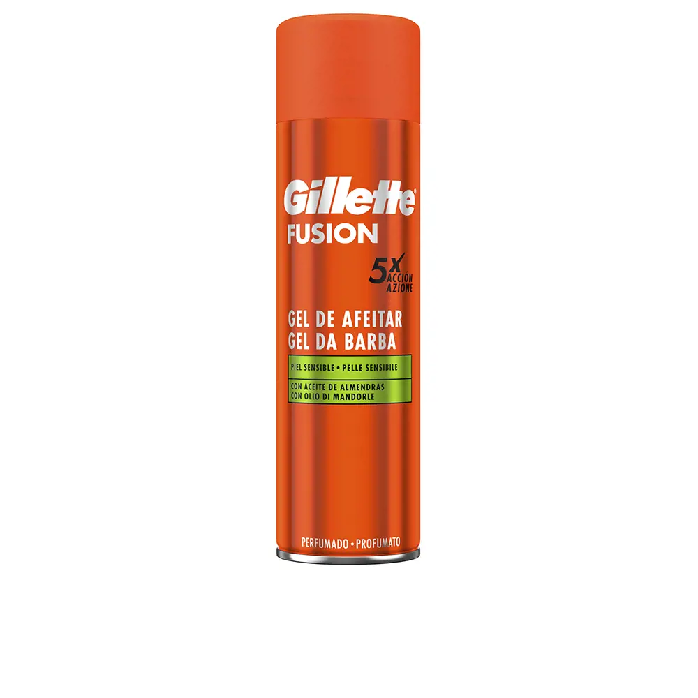 Gel cạo râu Gillette FUSION cho da nhạy cảm 6 gillette fusion gel de afeitar piel sensible