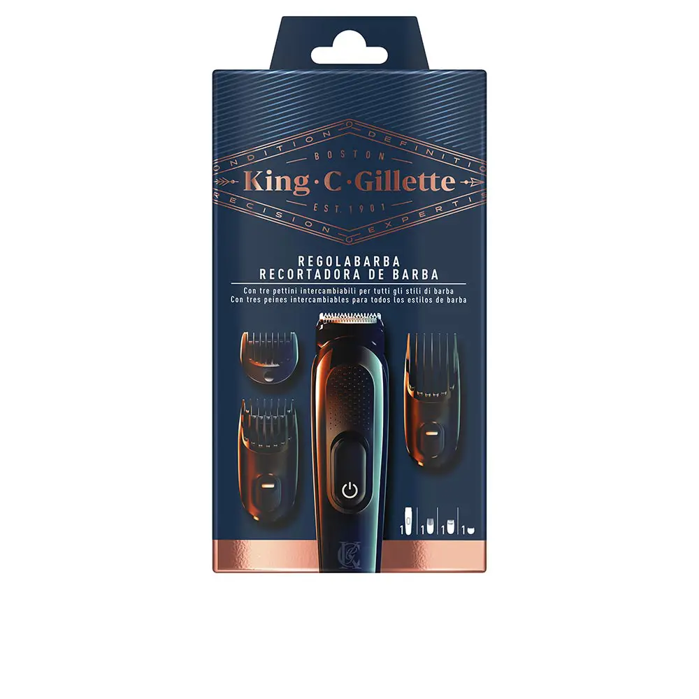 Máy cạo râu Gillette KING kèm 3 lược cắt tóc 6 gillette gillette king beard trimmer 3 combs