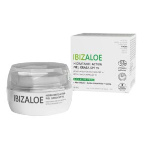 Kem dưỡng ẩm Ibizaloe IBIZALOE hidratante activa piel grasa SPF 15