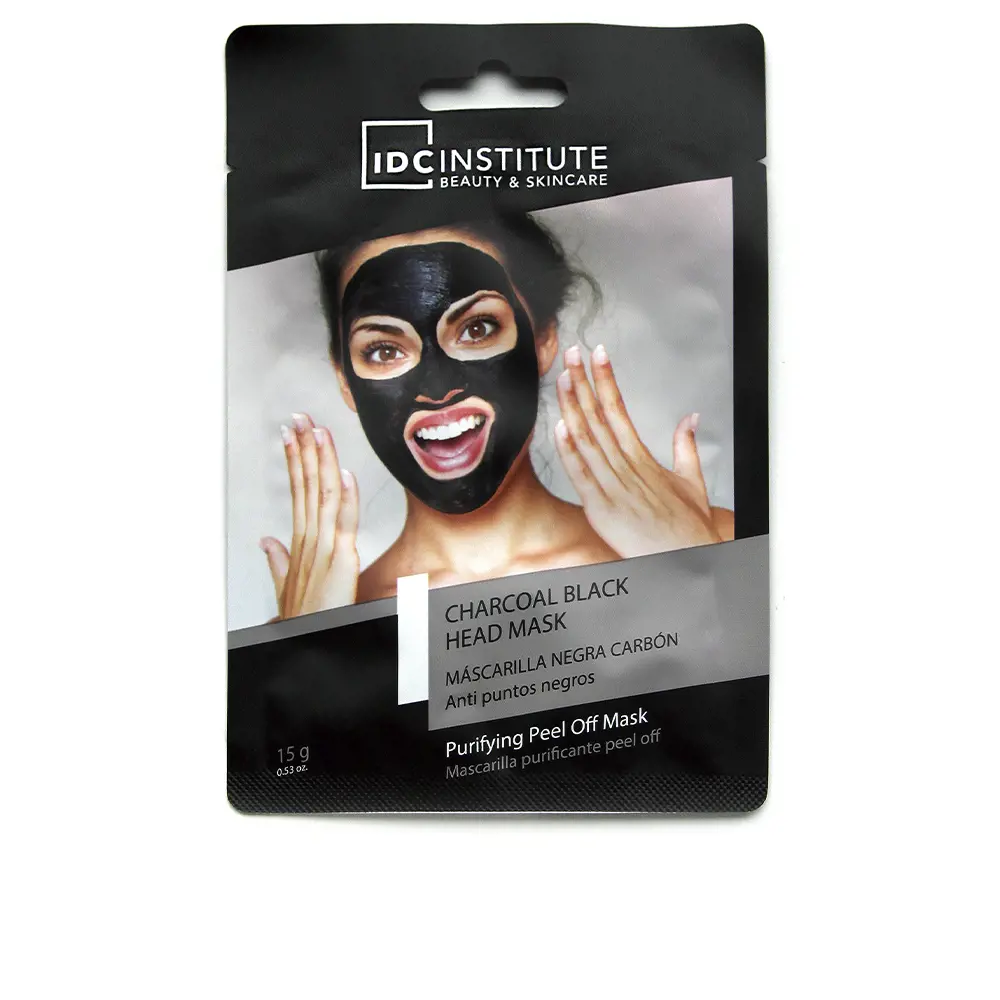 Mặt nạ lột mụn đầu đen than hoạt tính Idc Institute 8 idc institute charcoal black head peel off mask set