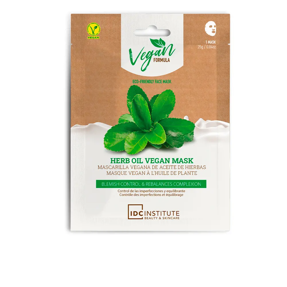 Mặt nạ thảo dược dầu thảo mộc kiểm soát mụn và cân bằng IDC Institute 6 idc institute herb oil vegan mask blemish control rebalances
