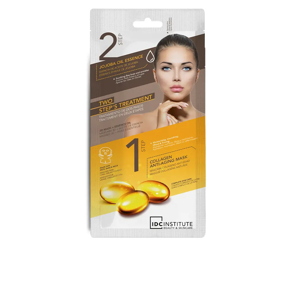 Mặt nạ chống lão hóa collagen Idc Institute TWO STEP’S TREATMENT 6 idc institute two steps treatment collagen anti aging mask