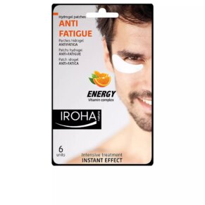 Quầng thâm, túi mắt và kem dưới mắt Iroha Nature MEN EYE hydrogel patches anti-fatigue vit complex