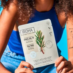 Iroha Nature NATURE MASK tea tree + hyaluronic acid Mặt nạ