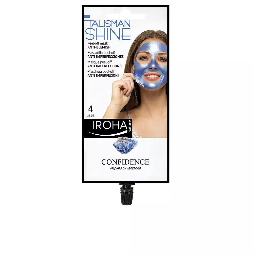 Mặt nạ lột Iroha Nature tanzanite xanh chống mụn 12 iroha nature peel off mask blue tanzanite anti blemish