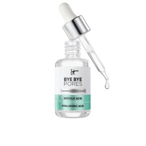 Kem điều trị mụn trứng cá & loại bỏ đầu đen IT Cosmetics BYE BYE PORES glycolic acid serum