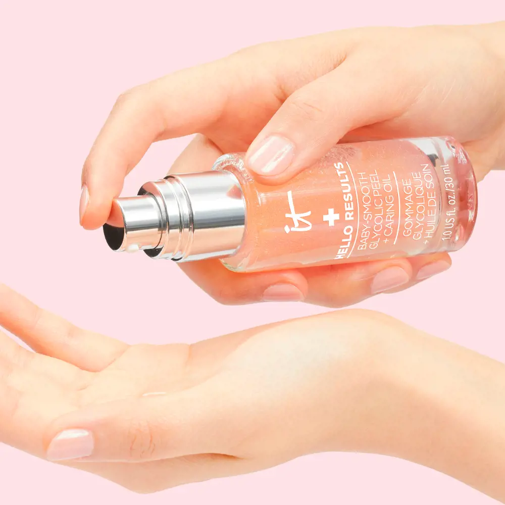 Peeling Glycolic Baby Smooth Hello Results IT Cosmetics 2 HELLO RESULTS baby-smooth glycolic peel Tẩy tế bào chết da mặt chính hãng IT Cosmetics