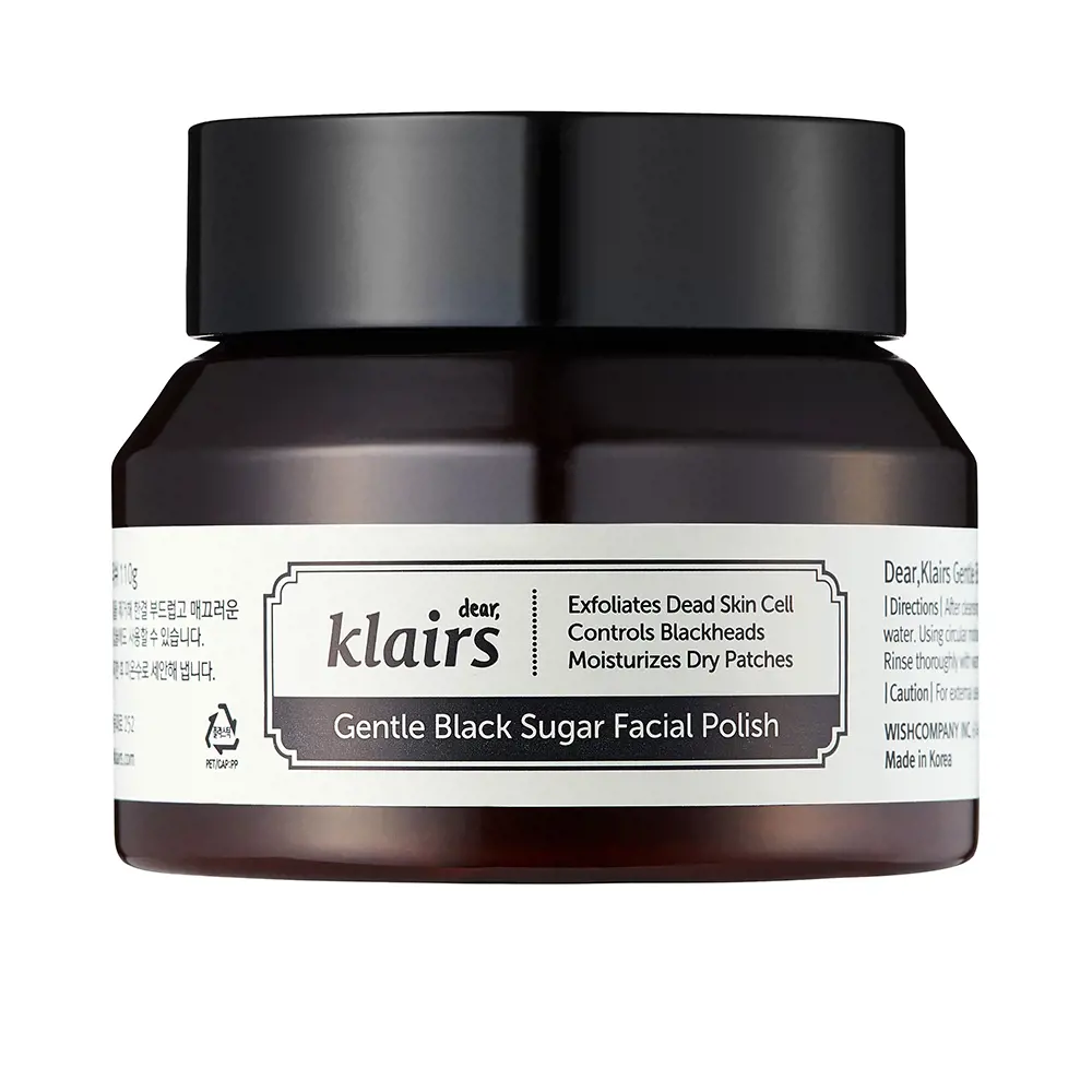 Tẩy tế bào chết Klairs GENTLE BLACK đường đen cho mặt 6 klairs gentle black sugar facial polish