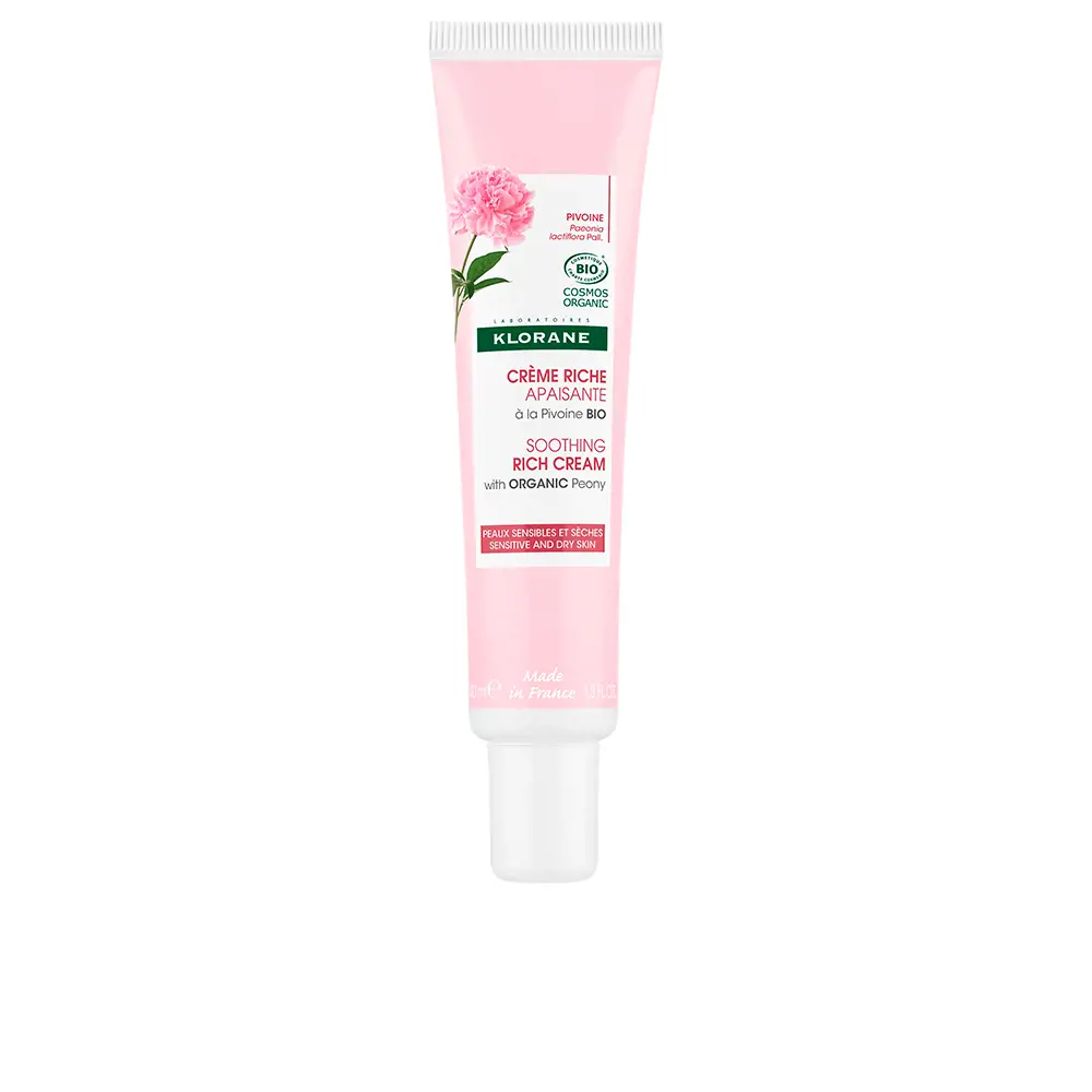 Klorane Kem Dưỡng Da Làm Dịu Chiết Xuất Peonia Hữu Cơ 6 klorane a la peonia crema calmante rica de peonia organica