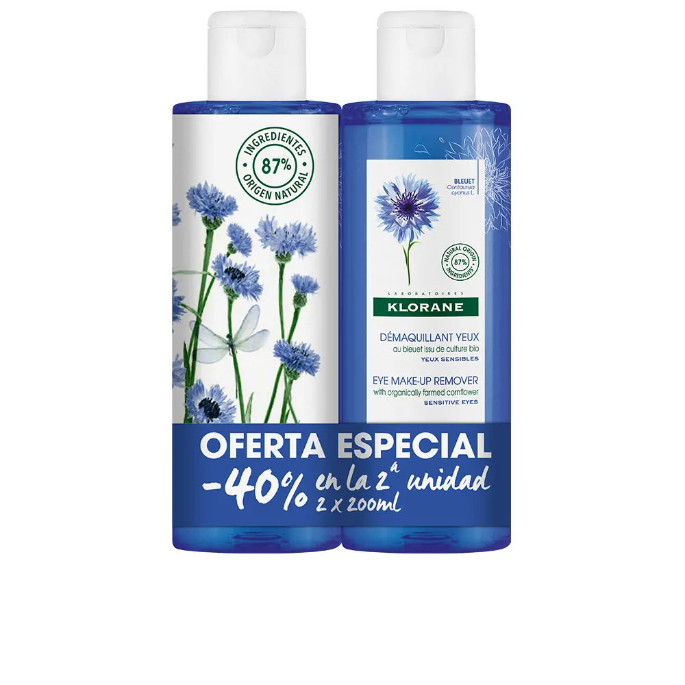 Klorane Dầu Tẩy Trang Mắt Nhạy Cảm Chiết Xuất Hoa Cúc Eco 6 klorane al aciano de cultivo eco desmaquillante ojos sensibles set